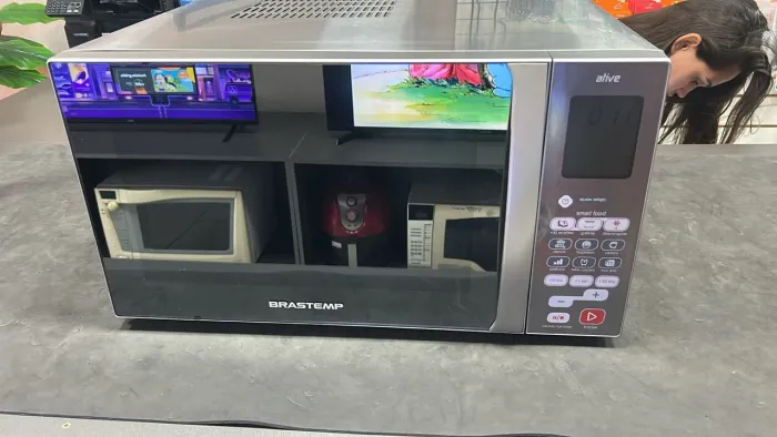 Microondas Brastemp Espelhado 38L 