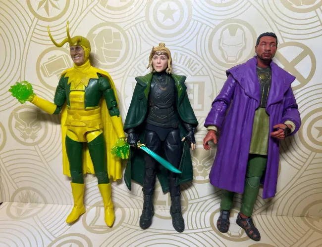 Loki/Sylvie/Aquele que permanece (Kang) MCU Marvel Legends