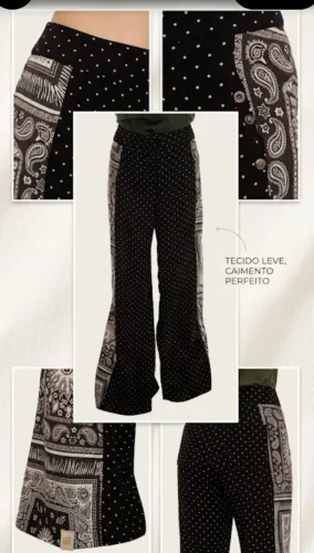 Calça pantalona tam 40