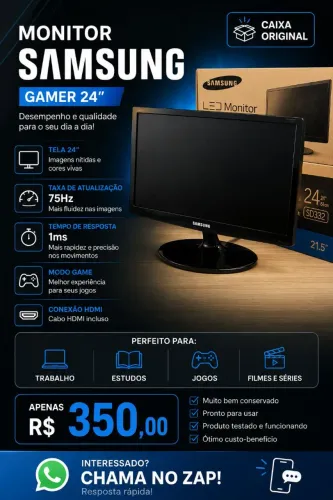 Monitor Samsung Full HD 24"
