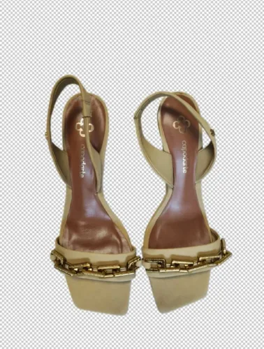 Bela Sandália Amarela Capodarte, usado apenas uma vez, Tamanho: 36