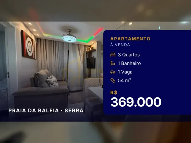 Exclusivo apartamento em Praia da Baleia: 3 quartos e perto de tudo!