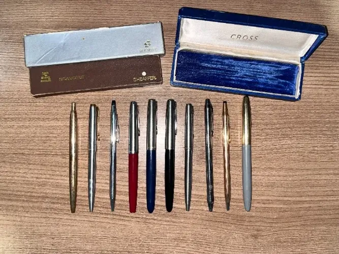 Coleção de canetas Sheaffer, Cross, Johann Faber, Parker