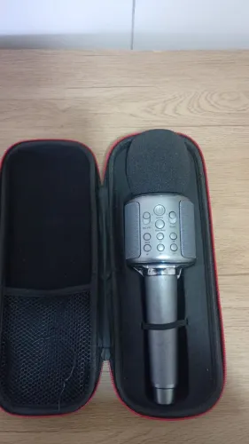 Microfone de karaoke Bluetooth