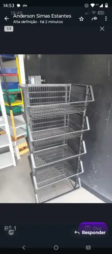 CESTO PLASTICO EMPILHAVEL *