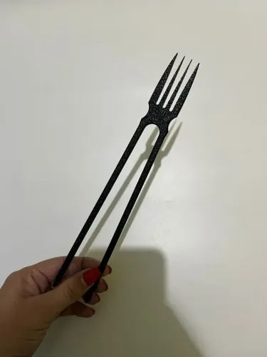 Hashi Garfo 2 Em 1 22cm | Talher Japonês Para Sushi Ramen Yakisoba | Presente Criativo