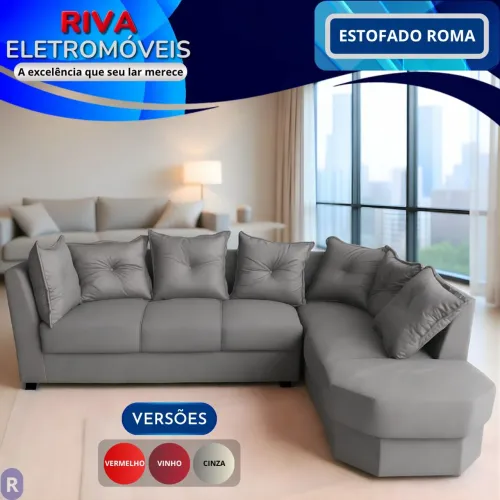 Estofado Roma | sem entrada | 10x no crediário Próprio da loja