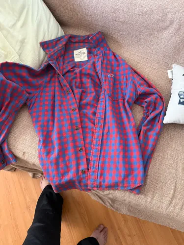 Camisa xadrez hollister 