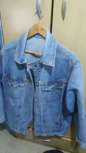 Jaqueta jens unisex gg , anos 80 R$ 55,00
