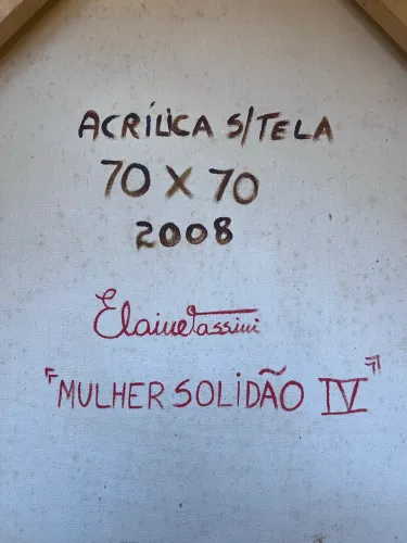 Quadro decorativo óleo sobre tela de Eliane Tassini