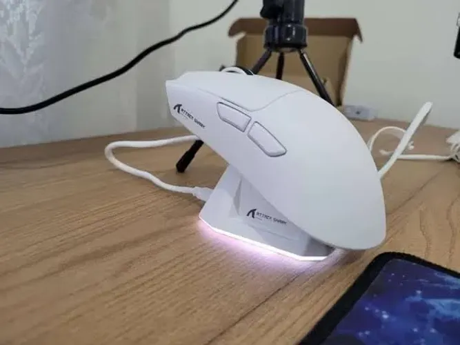 Mouse Sem Fio Attack Shark X11 Com Base De Carregamento (Original e Lacrado)