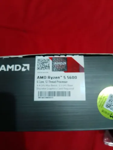 Air Cooler do Ryzen 5 5600, Novo Nunca Usado