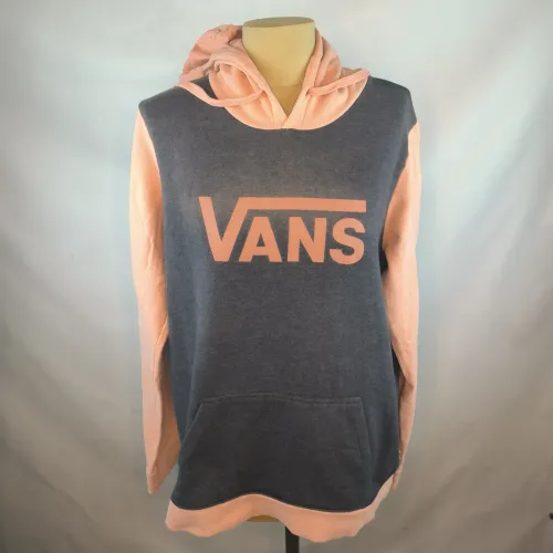 Agasalho moletom. Feminino vans rosa e cinza tamanho G