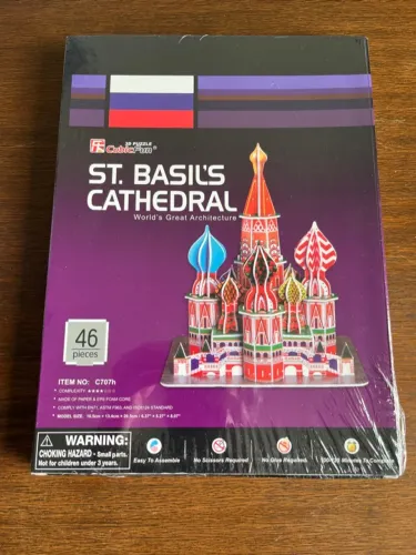 quebra-cabeças 3D (enfeite) - St. Basil's Cathedral (Rússia)