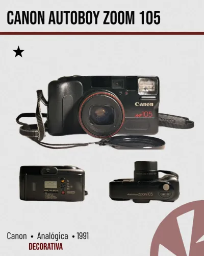 Câmera analógica Canon Autoboy 105 (defeito)
