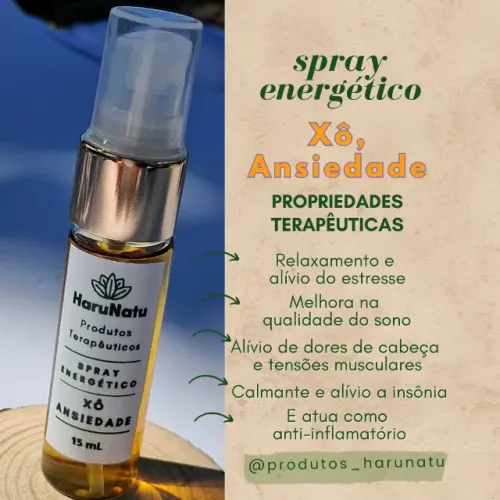 Spray Energético para dar Xô, na Ansiedade - Aromaterapia -