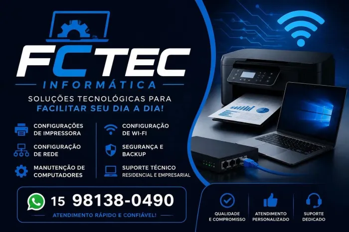 FCTEC Informática - Soluções Tecnológicas para Facilitar seu Dia a Dia!
