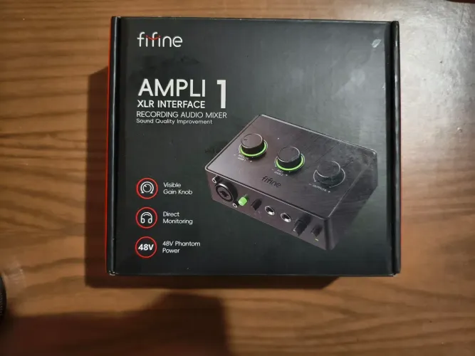 Interface de áudio fifine Sc1 Ampli1 nova
