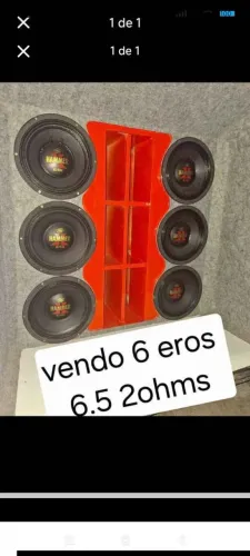 Vendo 6 Eros hammer 6.5 2 ohms