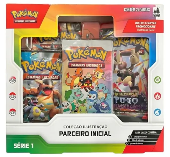 Box parceiros iniciais série 1 Pokémon TCG