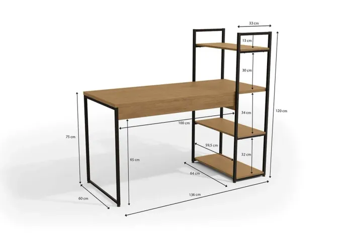 Mesa escritório novo garantia entrego promoção