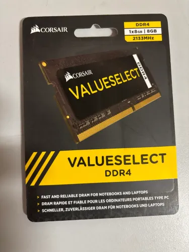 Memória Corsair Value Select 8gb 2133mhz Ddr4 P Notebook 