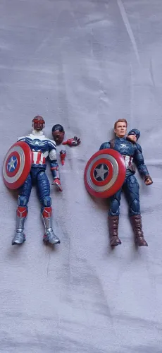 Marvel legends 2 Pack Capitão América Steve Rogers & Capitão América Sam Wilson