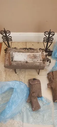 Lareira a gás completa