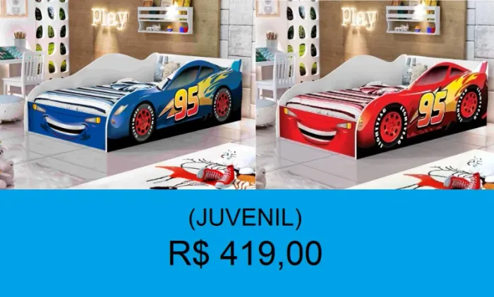 cama carro infantil - a pronta entrega