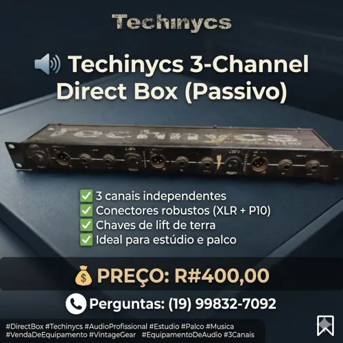 Direct box 3 canais