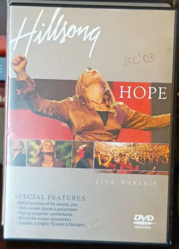 DVD HOPE - HILLSONG 