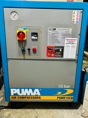 Compressor Parafuso Puma PSBR 15 CB 15CV 10 Bar | 2018