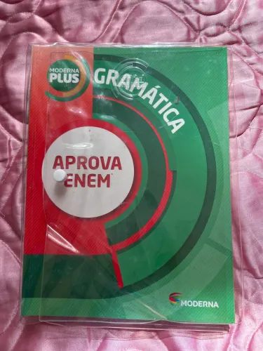 Livros de gramática aprova ENEM- Moderna plus 