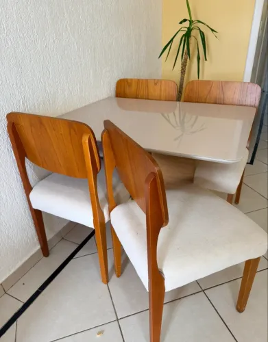 Mesa Jantar 4 Cadeiras Seminova Oportunidade 