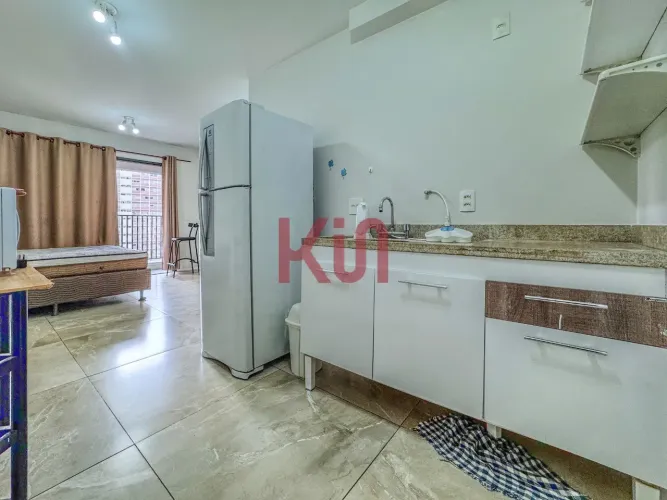 Studio à venda ou locação em São Paulo-SP, Santa Efigênia - 1 quarto, 1 banheiro, 1 vaga, 
