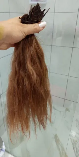 Vendo cabelo humano Brasileiro Ruivo.