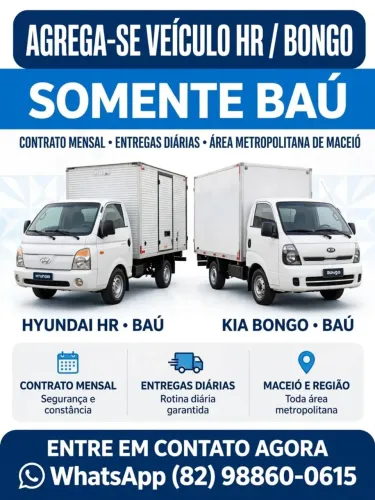 Agrega-se HR/Bongo ou semelhantes
