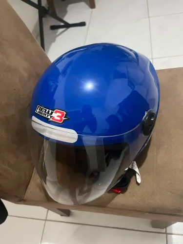 CAPACETE ABERTO NETTI LIBERTY 3 AZUL