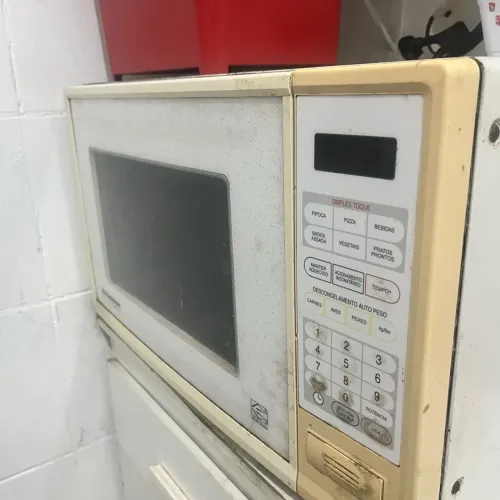 Microondas queimado