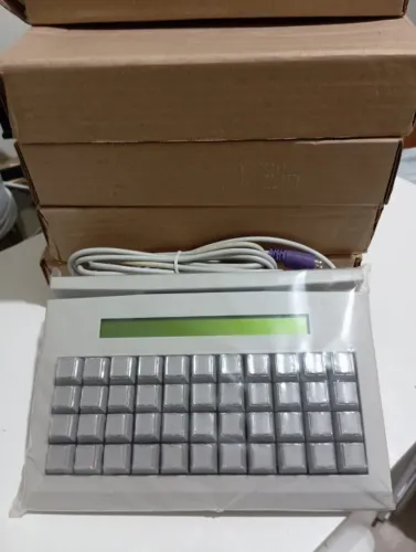 2 Teclados kt 44 c lcd smartkey PS2 e leitor de cartões