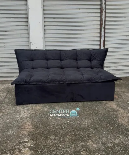 Sofá cama preto