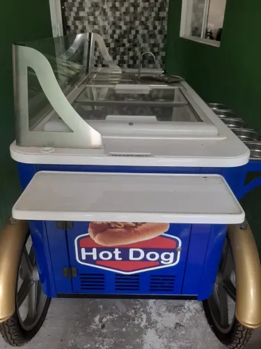 Carrinho gourmet hot dog 