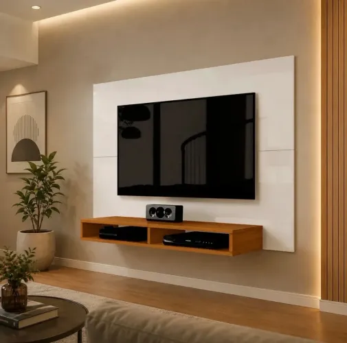 Painel de TV 1,20 Off White MOSTRUÁRIO