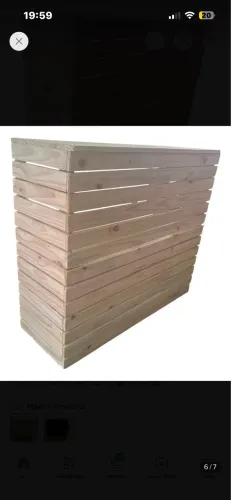 Balcão desmontável de palite