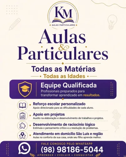Aulas Particulares em São Luís e Região