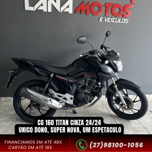 CG 160 titan cinza 24/24 - AGIL E MUITO ECONOMICA PERFEITA PARA DESLOCAMENTO DIARIO E RE