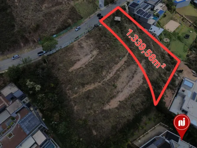 Terreno à venda, 1339 m² por R$ 4.000.000,00 - Vale dos Cristais - Nova Lima/MG