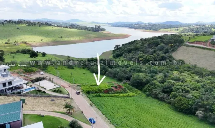 lote 1000m² em condominio na represa