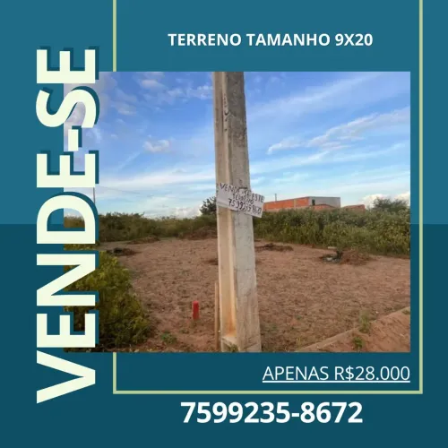 Vende-se Terreno em Humildes-Feira de Santana