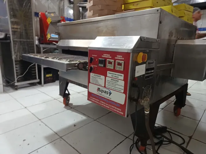 Forno esteira gás tupasy 85/100 esteira dupla  